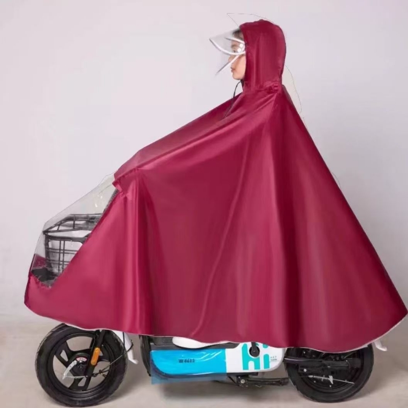加厚雨衣电动车雨披自行车雨衣单人防暴雨男女士加大加厚骑行雨具