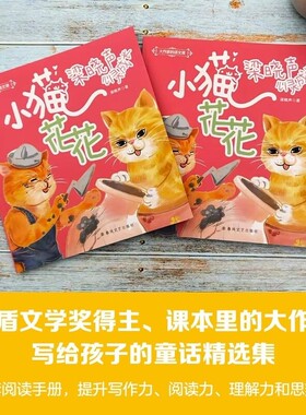 梁晓声心灵成长书系大作家的语文课小猫花花fb著短篇童话春风文艺出版社阅读精选人教写作