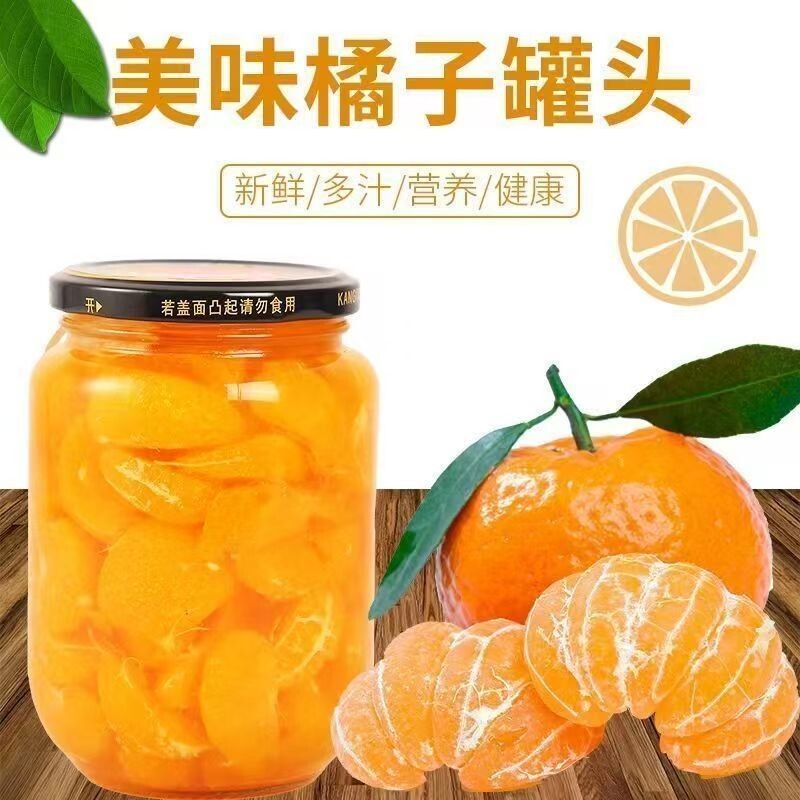 水果罐头惠选橘子罐头酸甜多汁健康即食老少皆宜实惠装罐装美味