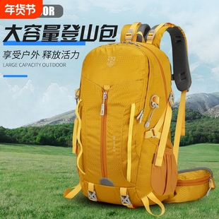 户外运动登山包男生大容量徒步爬山旅行出游背包轻便出差双肩包女