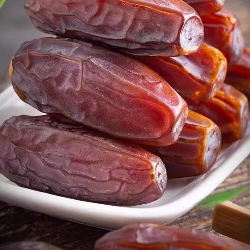 超大黑大椰枣干迪拜进口中东阿联酋特等新疆特产原味自然风干即食