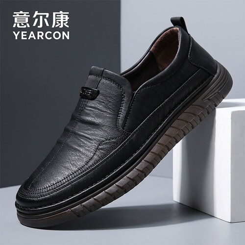 意尔康2026秋季新款商务皮鞋工作