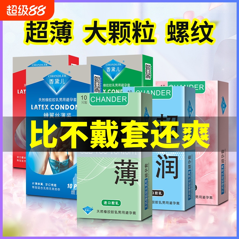 超薄超润大颗粒螺纹香黛儿避孕套