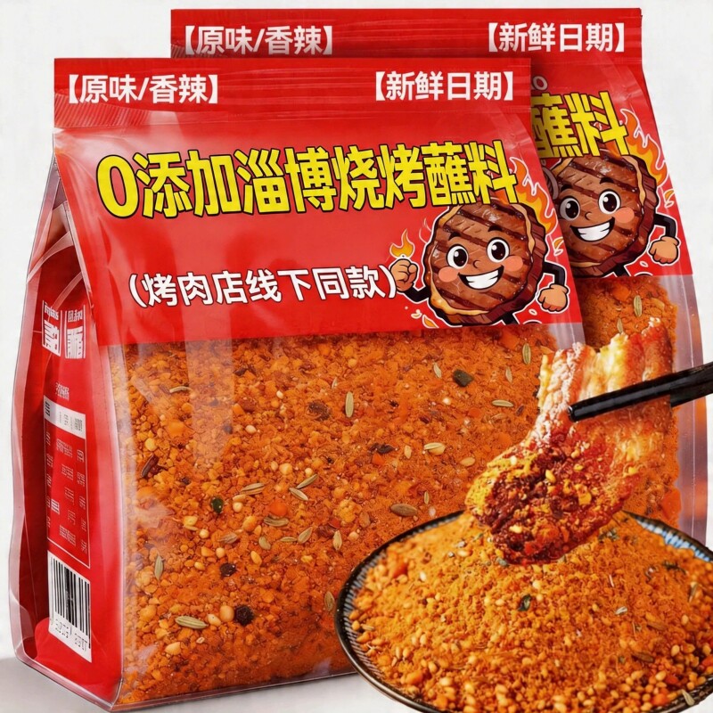 正宗淄博烧烤料撒蘸料孜然空气炸锅家专用肉官方旗舰店调料香辣