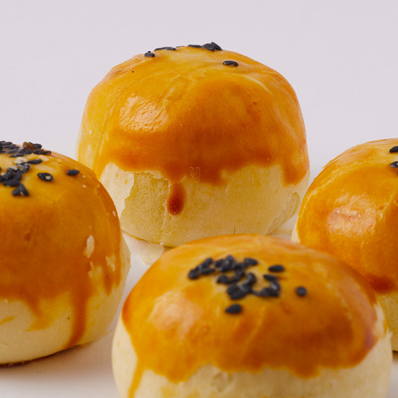 旦尚皇红豆味蛋黄酥营养早餐解饿中式糕点礼盒装