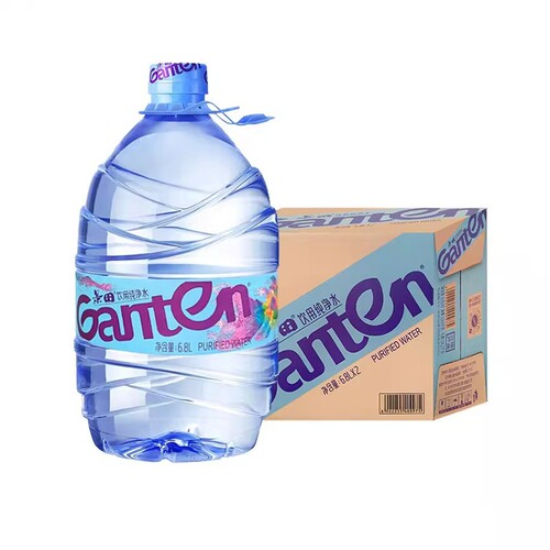 景田纯净水6.8L*2桶整箱多规格