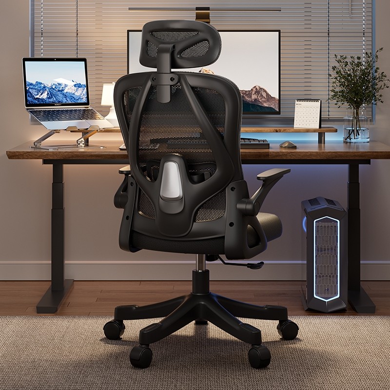 电脑椅子舒服久坐靠背办公座椅学生学习人体工学电竞旋转可调支撑