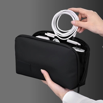 数据线数码收纳包盒便携配件袋电脑充电器线硬盘电源耳机收纳包大容量多用途数码电子产品收纳包便捷出行旅行