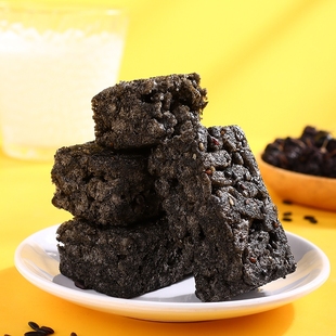 五黑全麦沙琪玛无蔗糖代餐办公休闲解馋零食饱腹小孩老人早餐营养