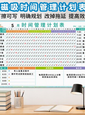 开学打卡表磁吸月|超4000次加购