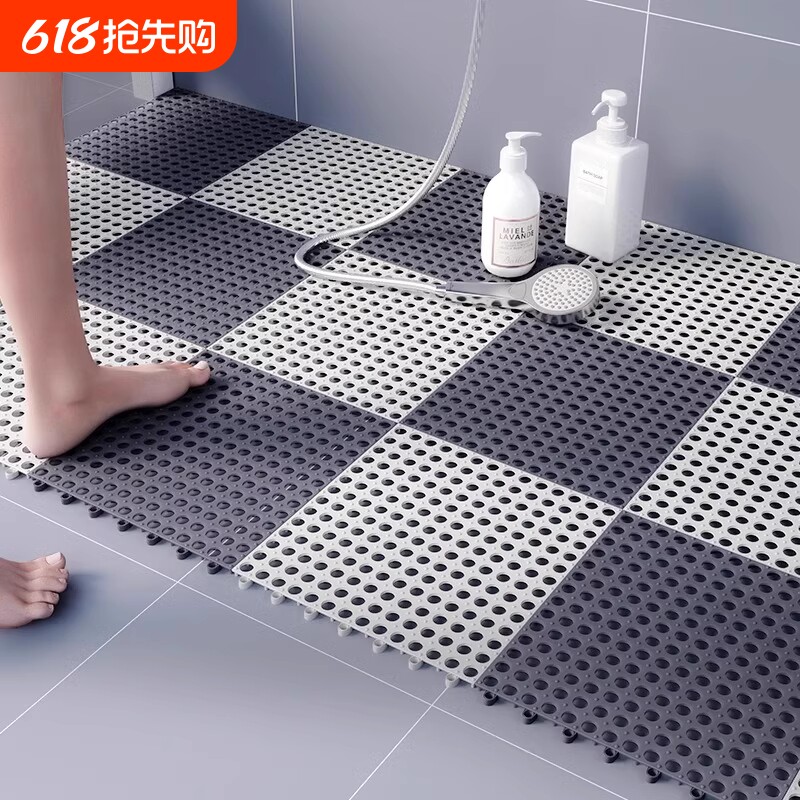 淋浴房浴室地垫洗澡专用卫生间门口厕所洗手间厨房脚垫子防水防滑