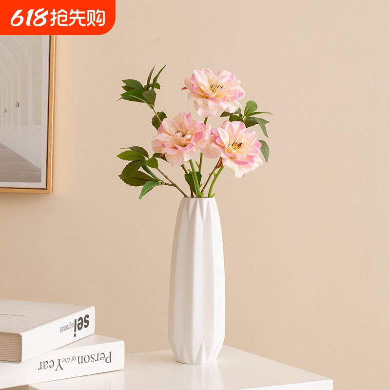 花束假花仿真花摆设仿生花瓶插花装饰花艺摆件餐桌桌面花卉摆放