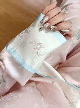 男女柔软舒适新中式长袖套装