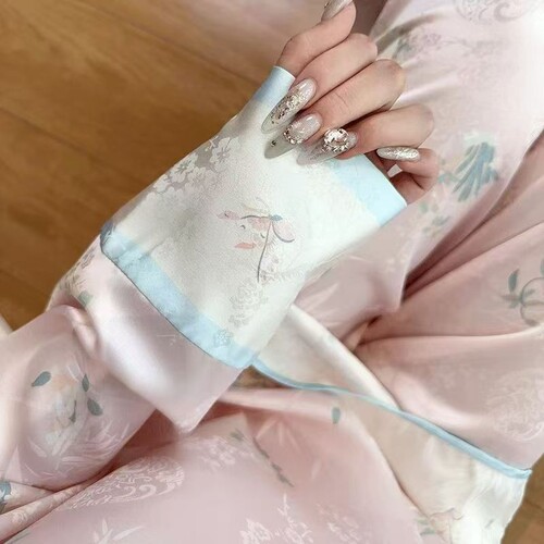 男女柔软舒适新中式长袖套装
