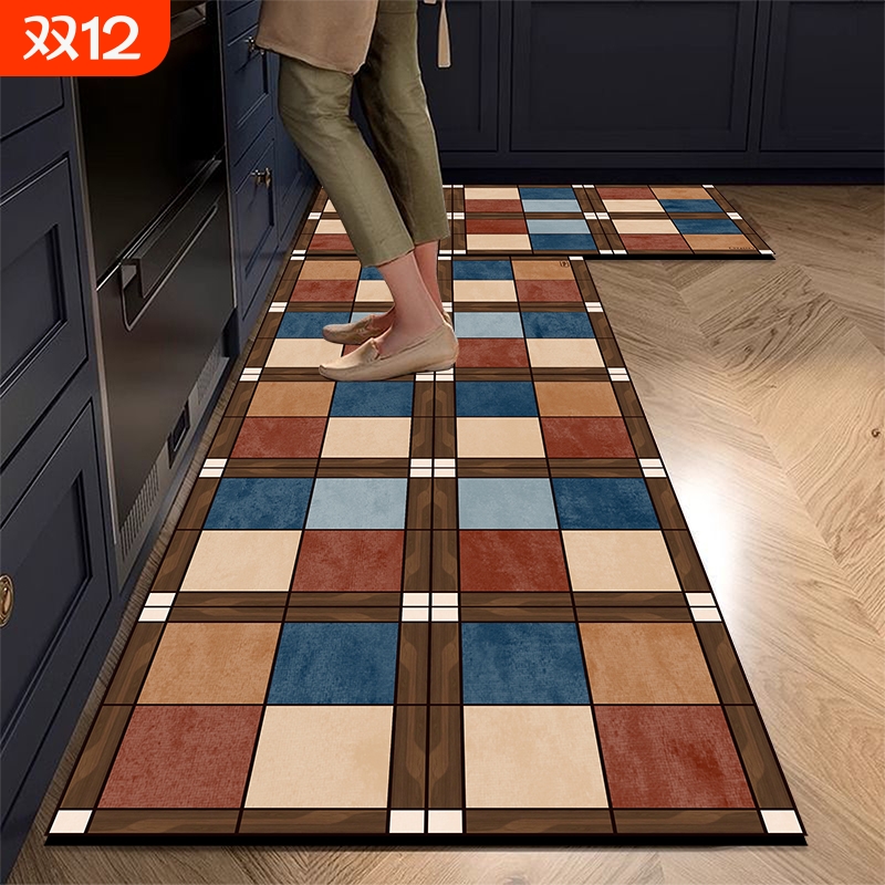 厨房地垫吸水防滑防油可擦免洗