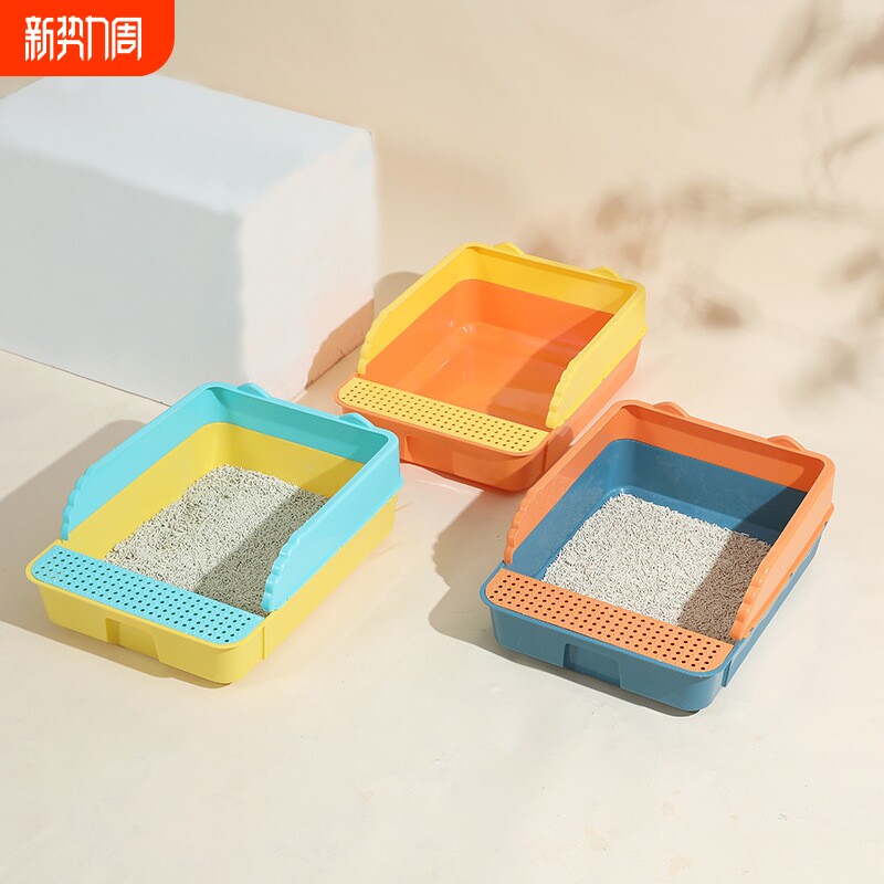 猫砂盆大号超大全半封闭式猫厕所隔臭防带砂小号幼猫屎盆猫咪用品