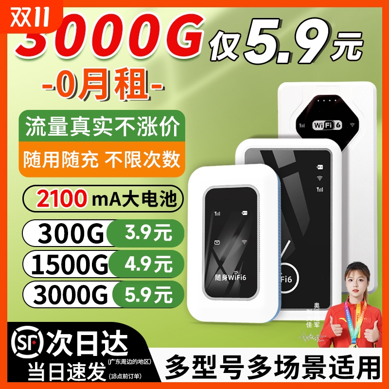 随身WiFi6移动电信联通全国用