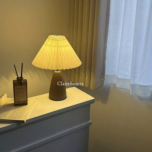 中古风百褶台灯卧室|千人加购