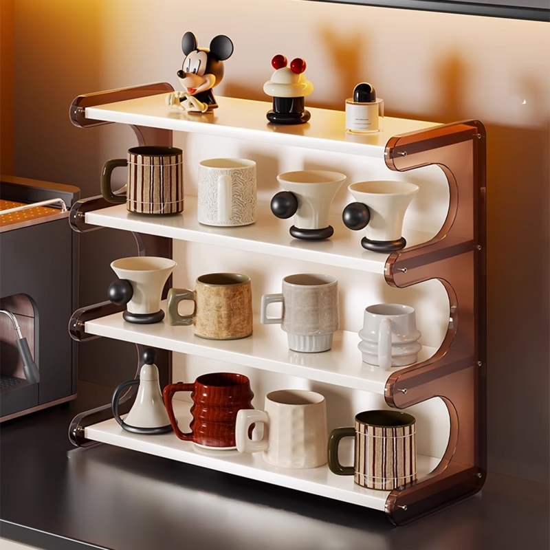 桌面置物架餐桌上水杯子收纳架