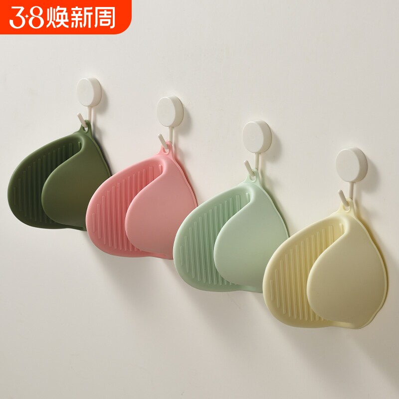 硅胶加厚隔热手套食品级家用耐高温烤箱微波炉防烫手夹锅把手神器