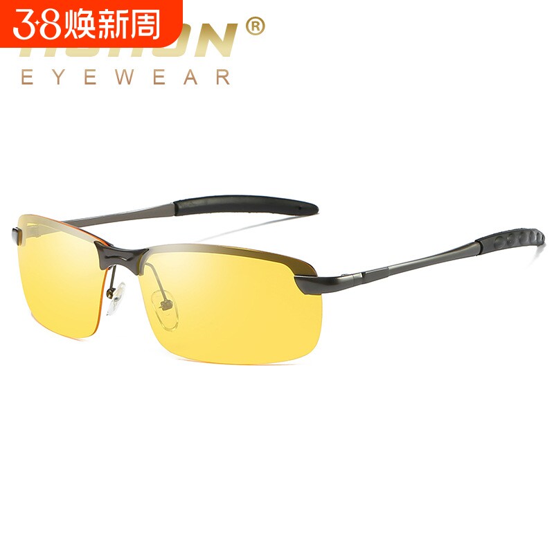 夜视镜开车专用司机用夜视眼镜晚上防眩光夜光偏光驾驶镜3043