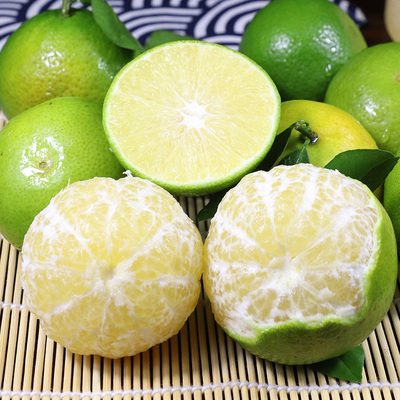 现摘广西皇帝柑新鲜水果当季桔子孕妇青皮橘子帝王柑整箱