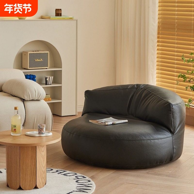 懒人沙发阳台科技布榻榻米坐垫卧室角落人类狗窝单人沙发椅大豆袋