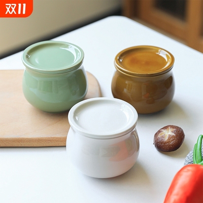 陶瓷瓦罐炖盅带盖|282人收藏