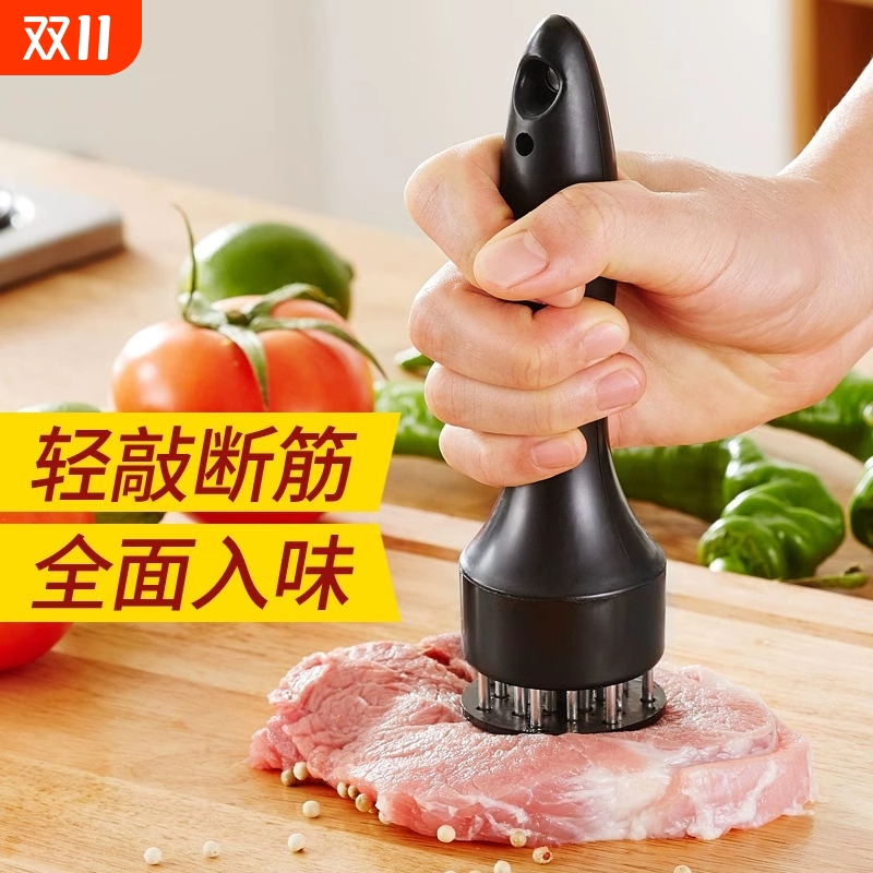 家用断筋嫩肉针猪扒鸡排鸡翅松肉