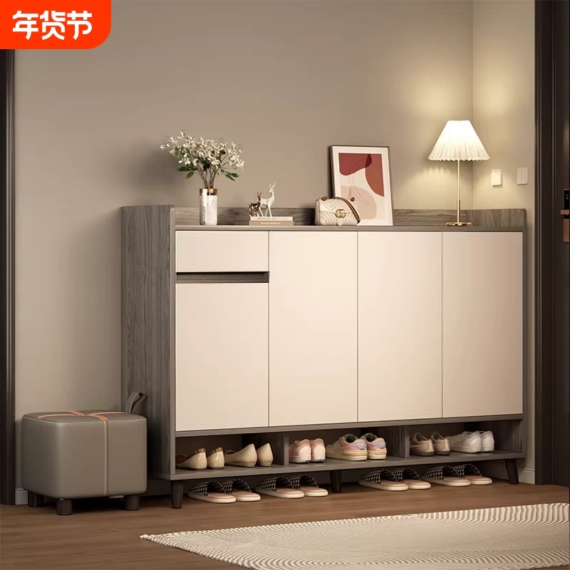 鞋柜家用门口2026新款爆款外走廊用入户玄关柜储物柜一体楼道鞋架