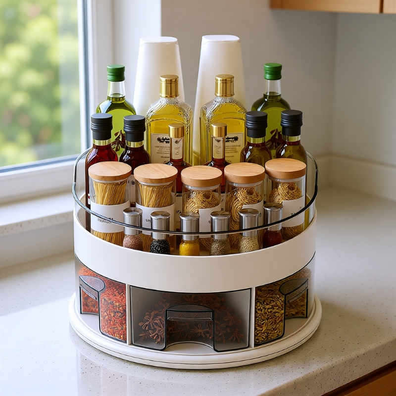 旋转调料置物架|超2000次加购