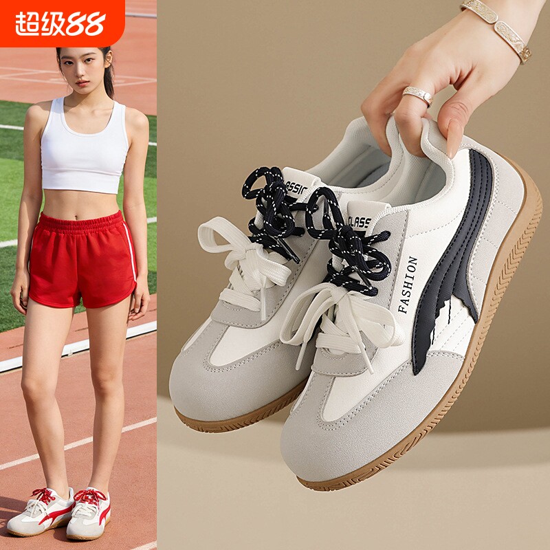 2026小白鞋女春季新款韩版ins女学生休闲运动百搭阿甘鞋街拍2