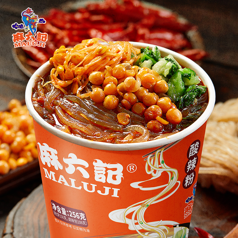 麻六记酸辣粉256g*6桶