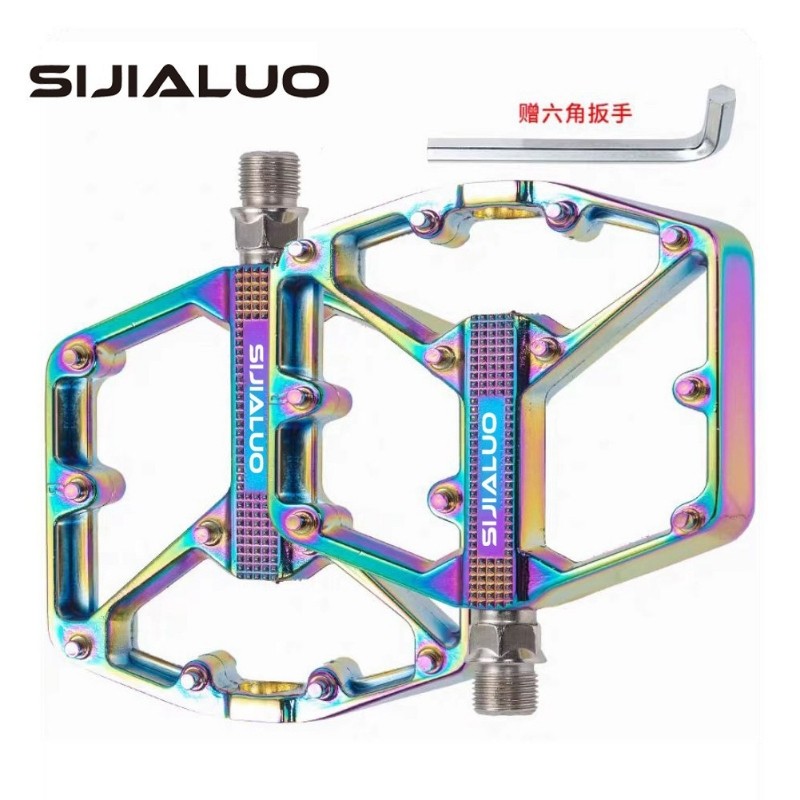 自行车脚踏铝合金双Du大脚踏板山地车公路车骑行配件