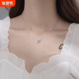 KEEOOK余生有你鲸鱼项链高级设计生日礼物送女友百搭饰品小众饰品