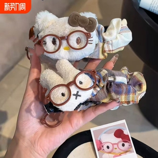 可爱卡通大号kt猫巨显发量香蕉夹后脑勺盘发少女发饰马尾夹米菲兔