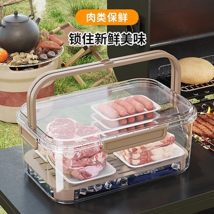 出戶外春游便當盒學生水果密封盒食品級冰箱攜帶