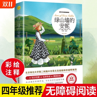 书籍绿野仙踪世界名著小说 原著全集蒙哥马利小学生三四五六年级阅读必读课外书上下册青少年儿童文学经典 绿山墙 安妮正版
