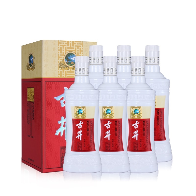 安徽亳州50度古井醇香酒500ml瓶装浓香型白酒口粮酒古井酒白酒
