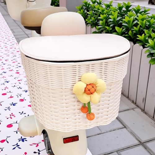 电动车后置车筐大容量防水2025新款田园风电瓶车后尾挂篮置物神器