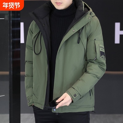 户外冬季男士棉衣外套2025新款羽绒棉服男款连帽棉袄青年秋冬潮牌