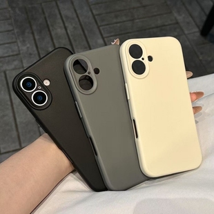 全包适用苹果16手机壳液态硅胶高品质iPhone15Pro超薄新款 12保护壳 14Promax纯色简约耐脏13pro防摔防滑男女款