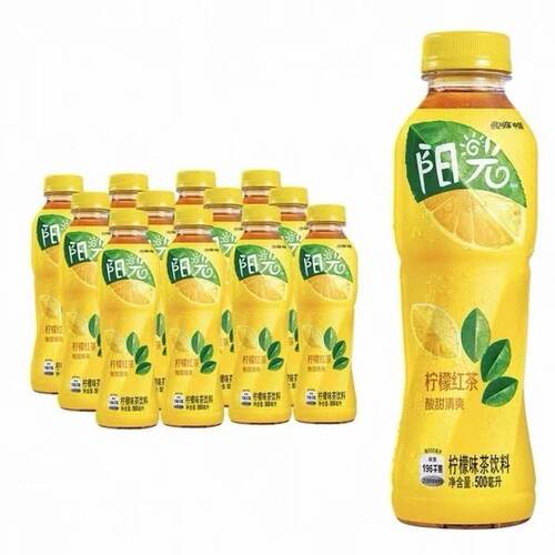 可口可乐阳光柠檬味茶饮料500ml