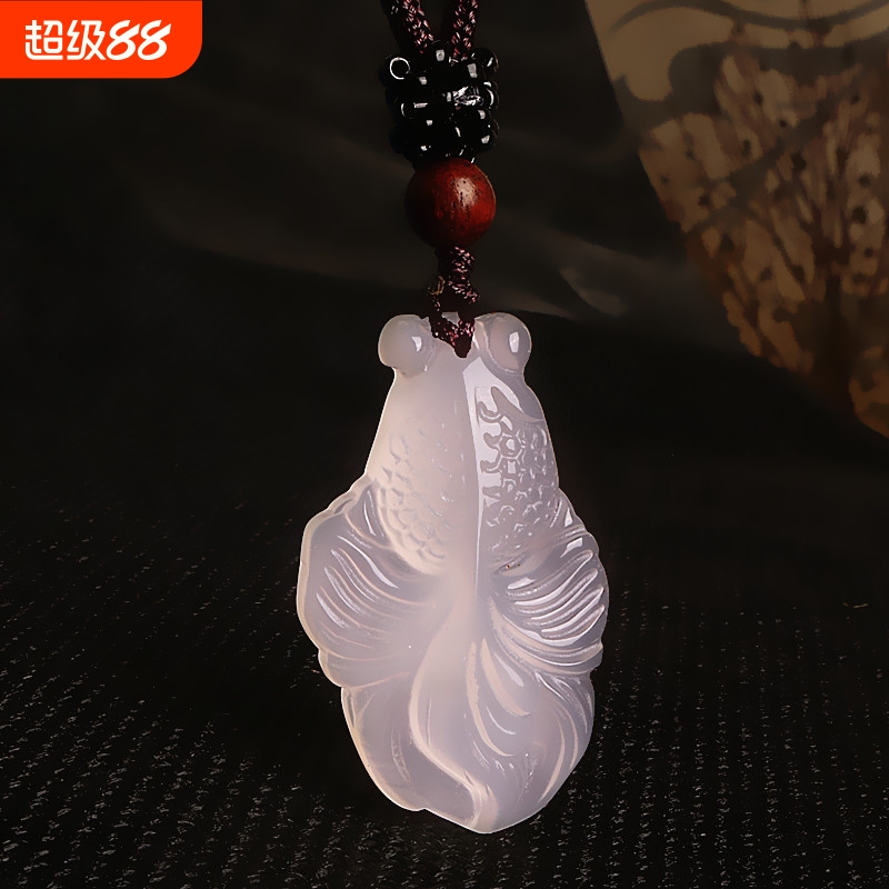 冰种玉髓吊坠观音佛公平安扣貔貅福豆挂件玉石玉器玉牌玉项链