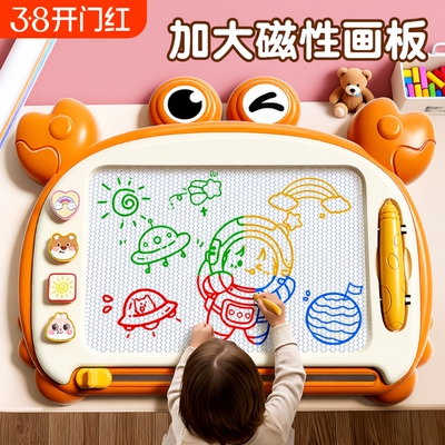 画板儿童宝宝家用婴幼儿磁性力写字板可擦1一2岁涂鸦画画玩具小孩