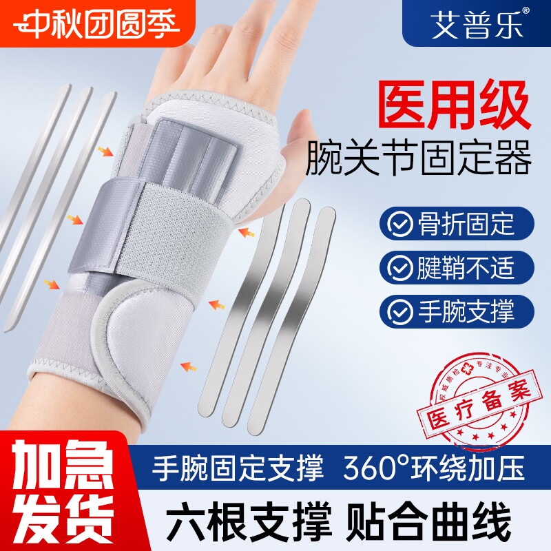 艾普乐医用护腕扭伤支撑手腕图片