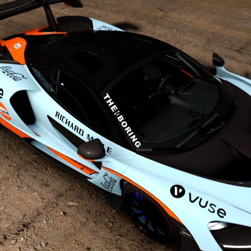 TheBoringCars无聊的车个性TBC前挡风装饰贴纸汽车后车窗反光通用