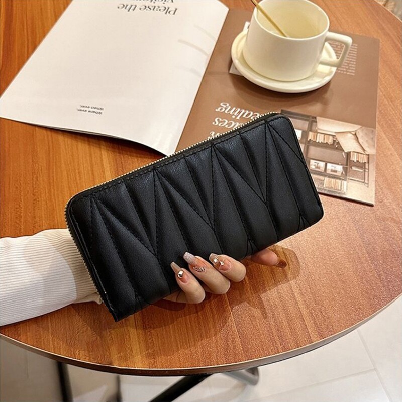 高级感钱包女2026新款大容量长款手拿包女士时尚钱夹子卡包零钱包