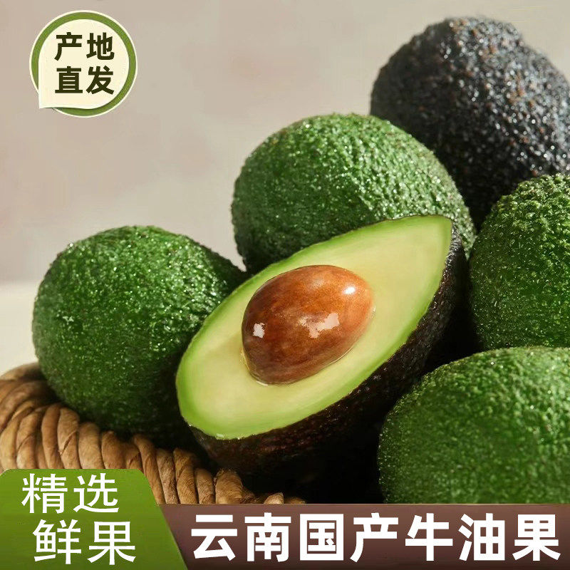 云南哈斯牛油果国产孟连奶油果鳄梨巨无霸当季即食新鲜水果整箱