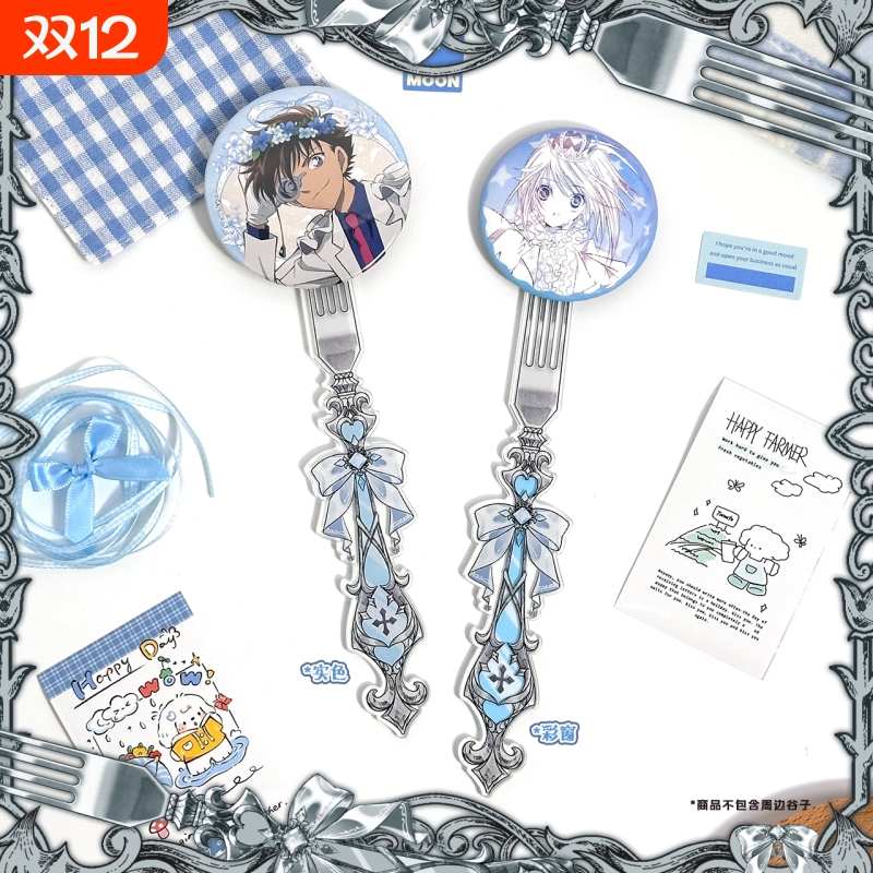 【卡米踪】浅色 莉莉丝之爪 哥特风叉子亚克力打卡棒谷美吧唧磁吸